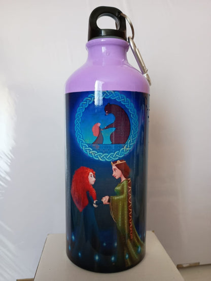 Botella de agua con nombre y diseño Personalizado