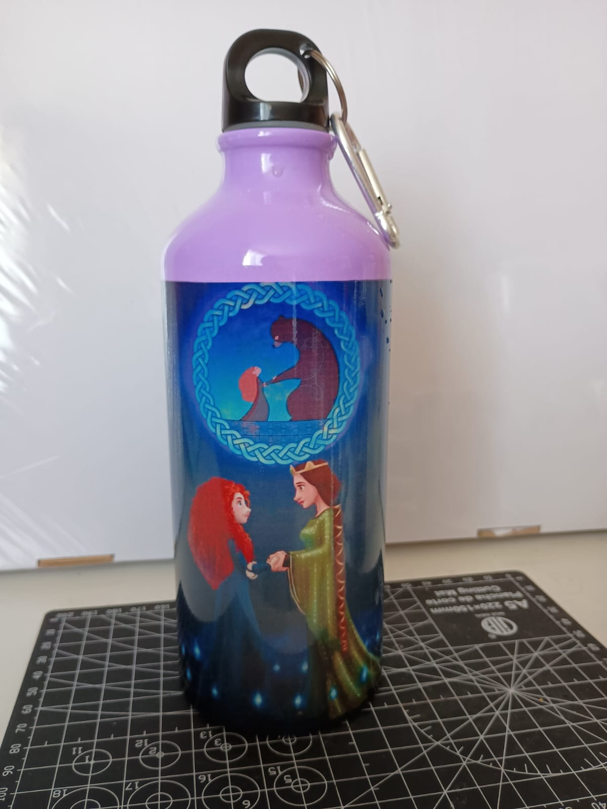 Botella de agua con nombre y diseño Personalizado