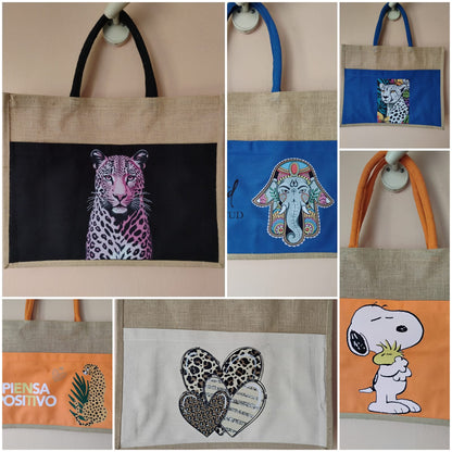 Bolso Yute gran capacidad personalizado