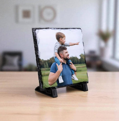 Piedra pizarra Personalizada  Con soporte